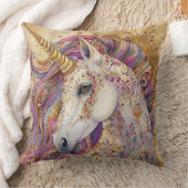 ユニコーンガーリー装飾用クッション クッション (ブランケット)