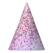 ユニコーンガールズグリッター#1c (フェイクグリッター) #pastel パーティーハット (左)