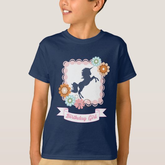 ユニコーンガールズバースデーパーティー Tシャツ (正面)