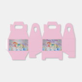 ユニコーンガールズ誕生日ピンクケーキお願いボックス フェイバーボックス (折り畳みなし)