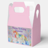 ユニコーンガールズ誕生日ピンクケーキお願いボックス フェイバーボックス (オープン)