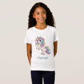 ユニコーンガールズTシャツ オーダーメイド Tシャツ (正面フル)