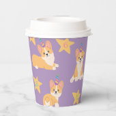 ユニコーンガール誕生日コーギカスタムエージ 紙コップ (裏面)