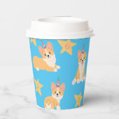 ユニコーンガール誕生日コーギカスタムエージ 紙コップ (裏面)