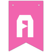 ユニコーンガール誕生日バンティングバナー バンティングフラッグ (第3の旗)