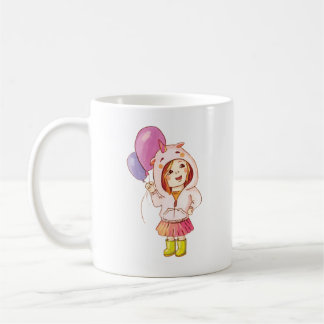 ユニコーンガール誕生日マグカップ コーヒーマグカップ