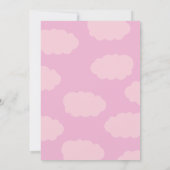 ユニコーンガール誕生日 招待状 (裏面)