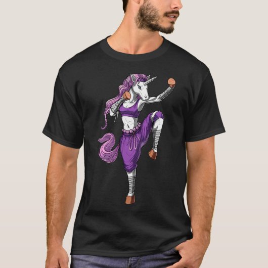 ユニコーンキックボクサー Tシャツ (正面)