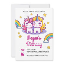 ユニコーンキッズカワイイパーティー誕生日