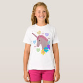 ユニコーンキッズシャツ Tシャツ (正面フル)