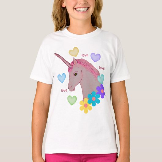 ユニコーンキッズシャツ Tシャツ (正面)