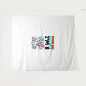 ユニコーンキッズ8歳誕生日パーティー男子8歳お誕生日おめでとう タペストリー (正面(横))