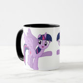 ユニコーンキッテンレインボー子猫コーヒーマグ マグカップ (正面左)