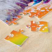 ユニコーンキットンレインボーウォーター色 ジグソーパズル (側面)