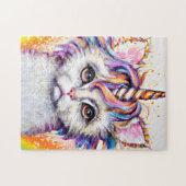 ユニコーンキットンレインボーウォーター色 ジグソーパズル (横)