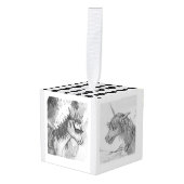 ユニコーンキャラクターキューブ キューブオーナメント (正面アングル)