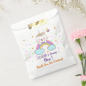 ユニコーンキャレインボーパステルスターズ1st誕生日 フェイバーバッグ (封をした状態)