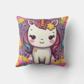 ユニコーンキャンディプリント クッション (裏面)