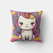 ユニコーンキャンディプリント クッション (正面)