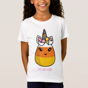 ユニコーンキャンデートウモロコシの~ Unicandycorn! Tシャツ