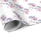 ユニコーンキュートマジカル誕生日 ラッピングペーパー (ロールコーナー)