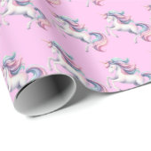 ユニコーンキュートマジカル誕生日 ラッピングペーパー (ロールコーナー)