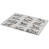 ユニコーンクラシックアンティーク神話の魔法の生き物 カッティングボード (角)