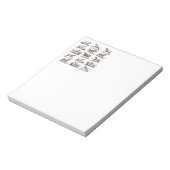 ユニコーンクラシックアンティーク神話の魔法の生き物 ノートパッド (回転)