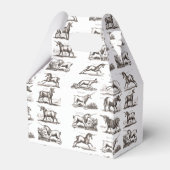 ユニコーンクラシックアンティーク神話の魔法の生き物 フェイバーボックス (裏面サイド)