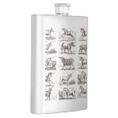 ユニコーンクラシックアンティーク神話の魔法の生き物 フラスク (右)