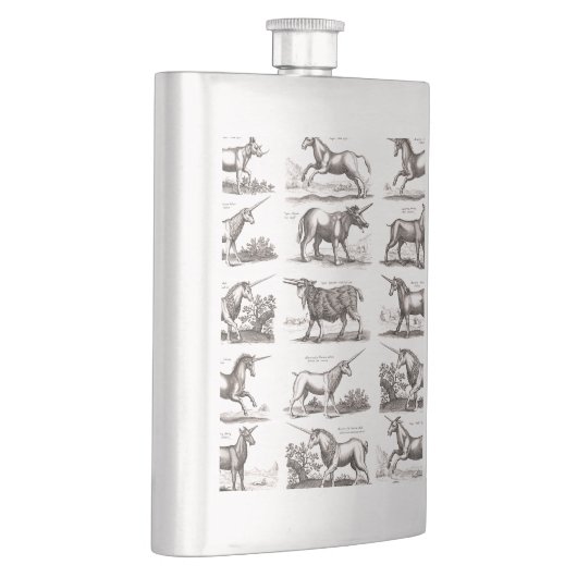 ユニコーンクラシックアンティーク神話の魔法の生き物 フラスク (右)