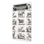 ユニコーンクラシックアンティーク神話の魔法の生き物 ミニクリップボード (アングル2)