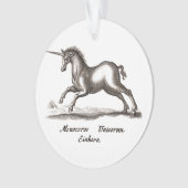 ユニコーンクラシックランニング魔法ウッドランドクリーチャー オーナメント (正面)