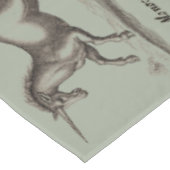 ユニコーンクラシックランニング魔法ウッドランドクリーチャー テーブルクロス (アングル)