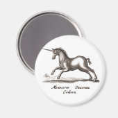 ユニコーンクラシックランニング魔法ウッドランドクリーチャー マグネット (正面/裏面)