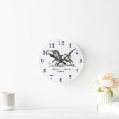 ユニコーンクラシックランニング魔法ウッドランドクリーチャー ラウンド壁時計 (ホーム)