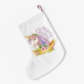 ユニコーンクリスマスストッキング スモールクリスマスストッキング (裏面 (吊り時))