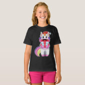 ユニコーンクリスマスパッケージ Tシャツ (正面フル)