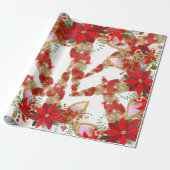 ユニコーンクリスマスホリデーズホワイトユニコーンスパークVIP ラッピングペーパー (アンロールド)