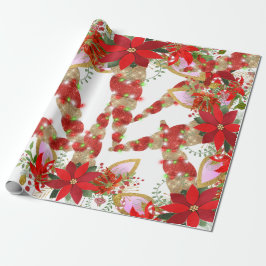 ユニコーンクリスマスホリデーズホワイトユニコーンスパークVIP ラッピングペーパー