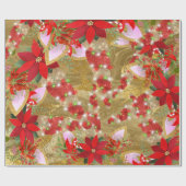 ユニコーンクリスマスホリデーズラックスユニコーンスパークレッド1 ラッピングペーパー (フラット)