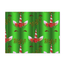 ユニコーンクリスマス信じグリーン