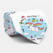 ユニコーンクリスマス ネクタイ (ロール)