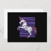 ユニコーンクリスマス ポストカード (正面/裏面)