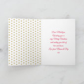 ユニコーングリッタークリスマスfor孫娘 シーズンカード (内部)