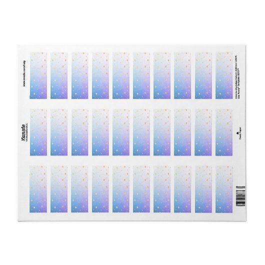 ユニコーングリッター ラベル (フルシート)