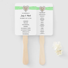 ユニコーングリーンレース結婚式 プログラムファン