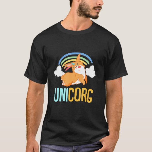 ユニコーンコルギドッグ Tシャツ (正面)