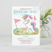 ユニコーンゴルフバースデーパーティー 招待状 (スタンド正面)