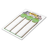 ユニコーンゴールプランナーカスタムメモ帳 ノートパッド (アングル)